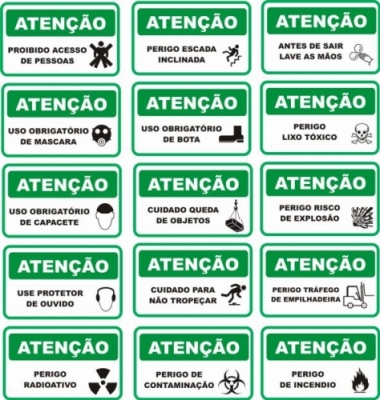 Placa de Identificação Parede