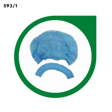 TOUCA DESCARTÁVEL  AZUL 20G PCT C/ 100UNI
